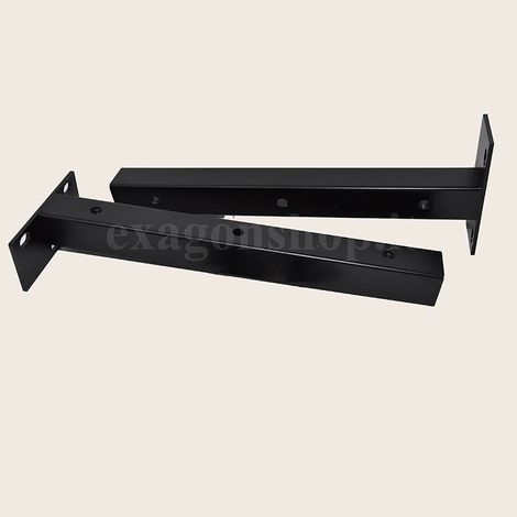Exagonshop Coppia staffe per mensoloni lavabo Foro Centro