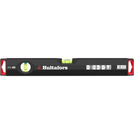 Hultafors HV40 Craftsman Spirit Level – 40cm Precision Level for Accurate Measurements