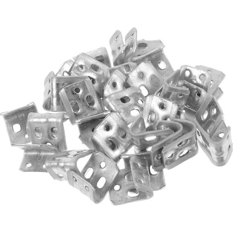 Clips en forme de S pour la réparation de canapés, fixations à ressort robustes, 200 pièces par paquet. (1/5)