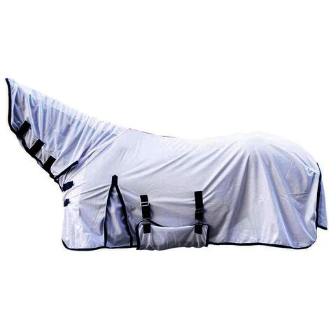 125 cm, Silber 7100: Gitterfliegende Decke mit Hals- und Gurtüberzug Modell Lyon (1/5)