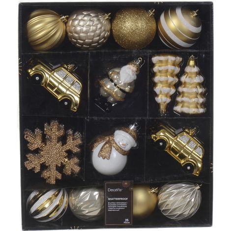 MIXBOX DIMENSIONE 8 CM SOGGETTI ASSORTITI CONFEZIONE 25 PEZZI COLORE ORO/MARRONE