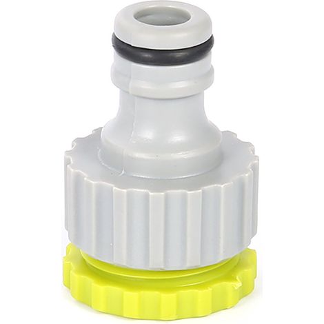 Threaded fittings for water pipes, universal fittings for 4- and 6-point valves, quick couplings, short threaded fittings, pack of 3 (1/4)