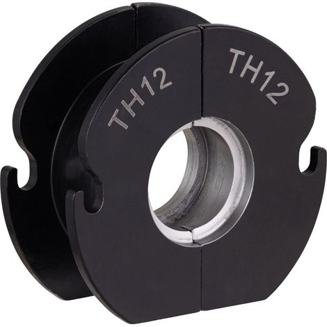 paire d'inserts de rechange pour pince à sertir compacte ref 380104 profil de sertissage TH diamètre 12 mm NOYON ET THIEBAULT