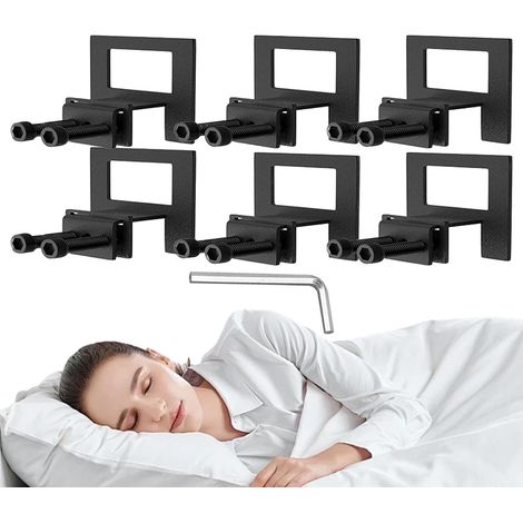 Bed Frame Stopper  Mattress Gripper Strips  Adjustable Bed  Holders  Bed Mattress Retainers Sliding Mattress Stopper Bed Frame Mattress Grip Mattress Stoppers for Bed Frames Stabilizer (1/5)