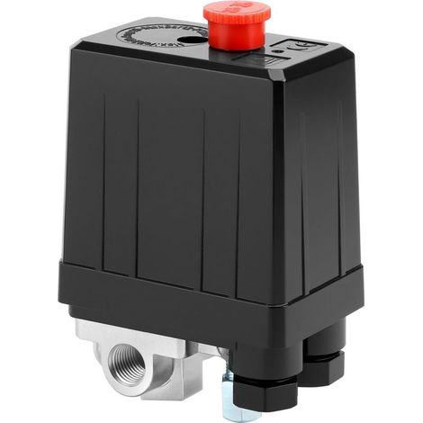 Interrupteur de pression pressostat 4 voies pour compresseur d'air, vanne de contrôle 220V adaptée à compresseur d'air (1/5)