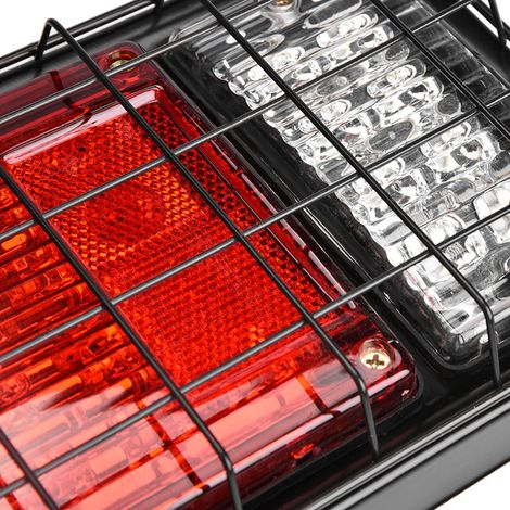 2 feux arrière à grille en fer 40 LED 12 V - Exclusivité entrepôt à l'étranger (1/4)