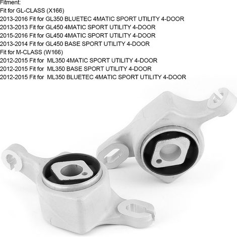 Hintere vordere Querlenkerbuchse 1663300243 1663300143 Passend für Mercedes Benz GL-Klasse X166 M-Klasse W166 (1/5)