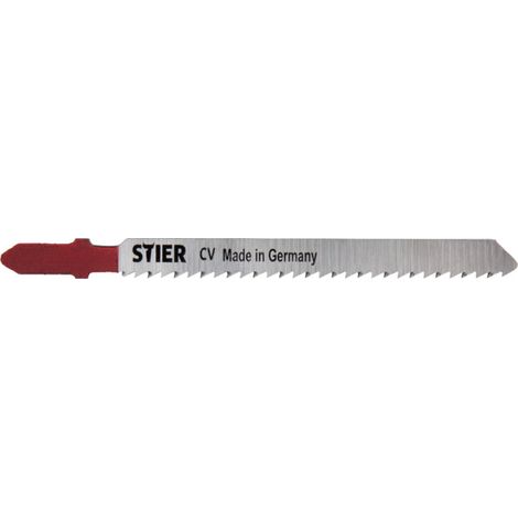 Lame de scie sauteuse STIER ST 75/2,5/1,45, bois, plastique pour coupes à angle droit 20 pièces