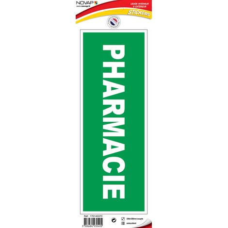 Panneau Pharmacie - Vinyle adhésif 330x120mm - 4230405