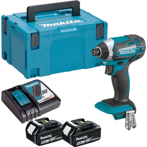 Makita DTD152RTJ Impact Driver With 2 x 18V 5Ah Li-Ion Batteries, Charger And Carry Case (1/3)