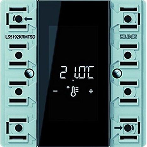 Controlador domótico Jung LS5192KRMTSD cableado botones LCD
