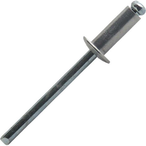 Standard-Kopfrivets aus Aluminium/Stahl ASD Ø4x16mm – 250 Stück in der Box