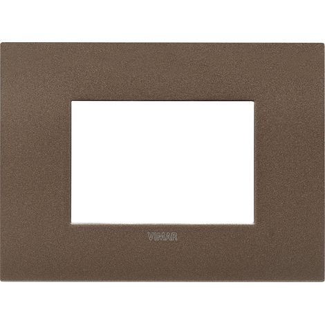Placca 3m Vimar metallo bronzo matt fit 19953.24