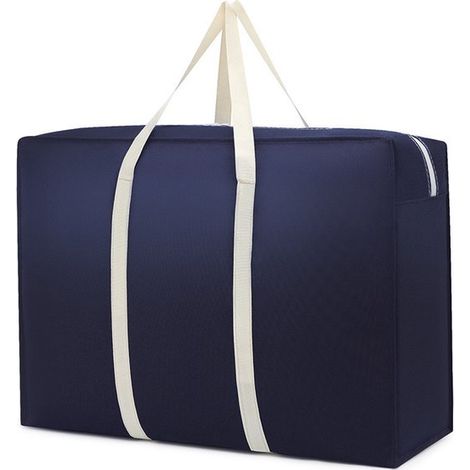 Borsa portaoggetti extra large – Borsa tote in tessuto non tessuto – Borsa organizer – Borsa portaoggetti multiuso resistente – Campeggio – 70x25x50 cm (1/5)