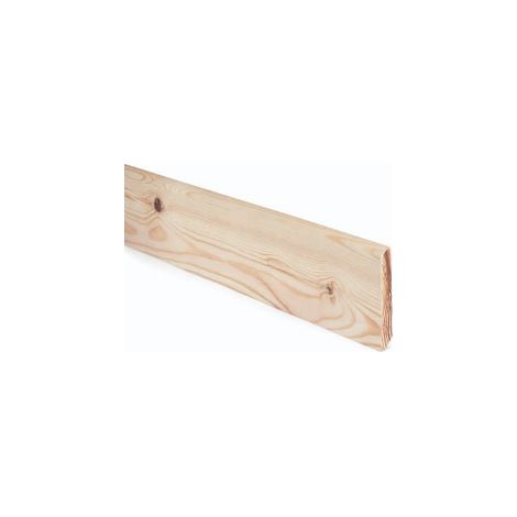 CONF. 10 PZ BATTISCOPA LISCIO PINO MISURE 10X70X2400 MM FINITURA GREZZO