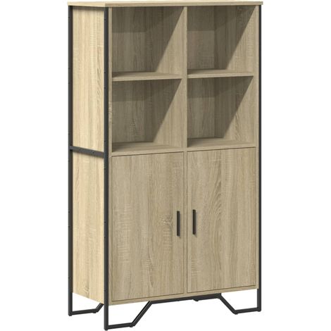 Highboard Sonoma-Eiche 79,5x35,5x137,5 cm Holzwerkstoff vidaXL (1/5)