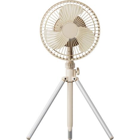 Ventilateur d'extérieur, rafraîchisseur d'air, petit ventilateur de bureau sur trépied, rechargeable 4000 mAh (1/4)