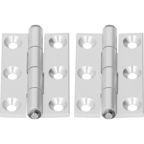 charnières plates pliantes en profilé d'aluminium avec douille en résine, axes carrés, quincaillerie pour porte (1/5)