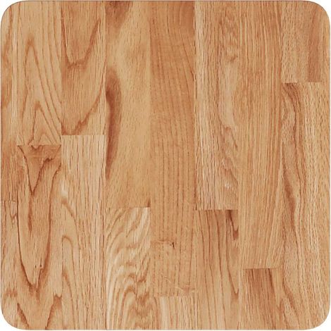 vidaXL Piano Tavolo Quadrato Marrone Chiaro 40x40x1,5 Rovere (1/2)
