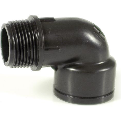 RACCORDO FILETTATO A GOMITO PER TUBO IN POLIETILENE M/F  mis. 1/2x1/2 100.00 pz