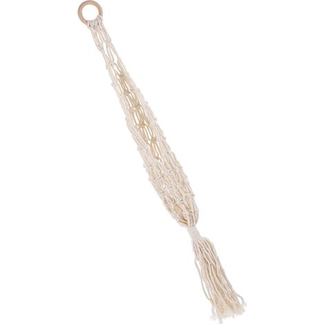 Hamac suspendu en coton beige pour la cuisine, bonne circulation de l'air et optimisation l'espace (1/5)