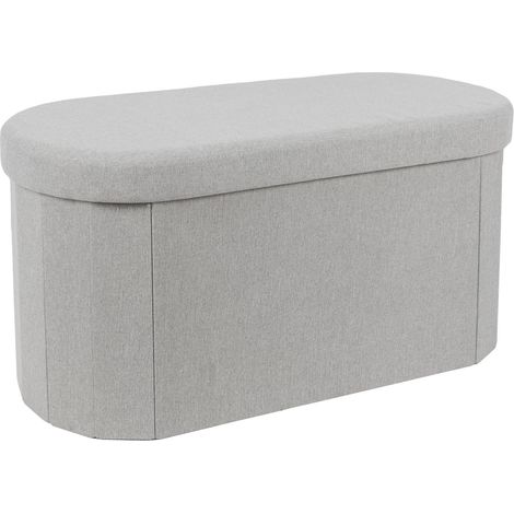 Coffre Banc Pliable - HOME DECO FACTORY - Gris