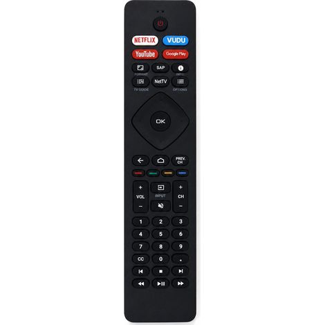 Télécommande de Remplacement TV Compatible avec Philips NH800UP URMT26RST004 RF402A-V14 avec Boutons Netflix et YouTube (1/5)