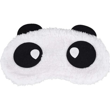 Masque pour les yeux/masque de sommeil/couvre-yeux avec un adorable motif de panda en peluche (1 option, 5 options)