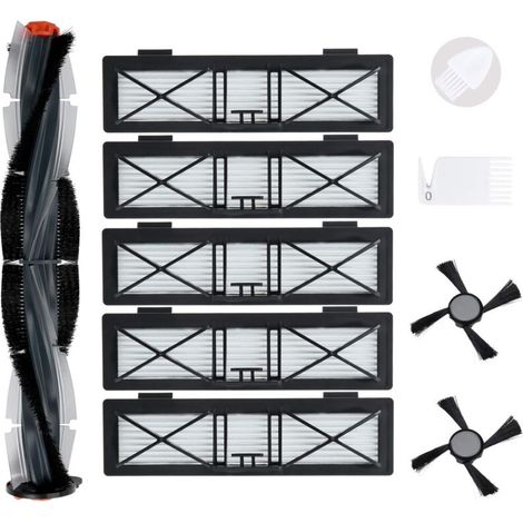 Kit d'accessoires de remplacement compatible pour Neato série D D75 D80 D85 connecté D3 D4 D5 D6 D7 robotique, 1 outil de nettoyage de brosse, 1 brosse de nettoyage de filtre (1/5)