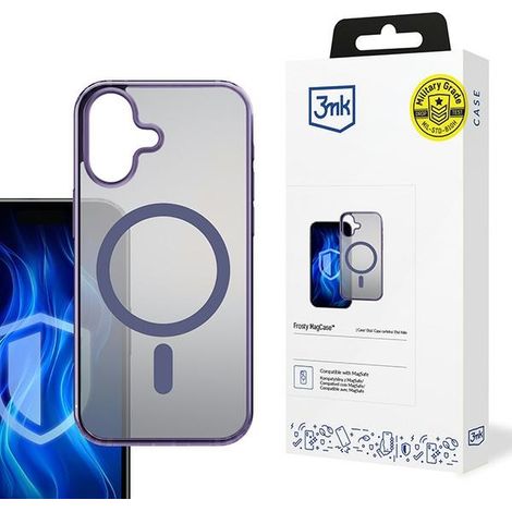 Apple iPhone 16 Plus – 3mk Frosty MagCase Lila