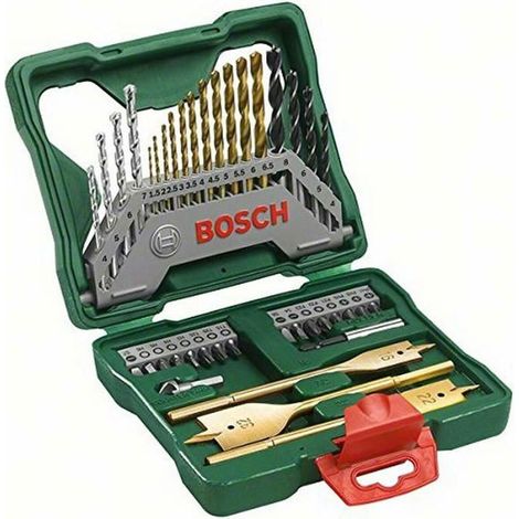 Bosch Accessories 2607019600 X-Line 40 parti Assortimento punte e inserti Metallo, Pietra, Calcestruzzo, Legno, Muratur