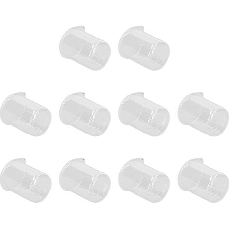 Dickwandiger Borosilikatglasbecher 50 ml, Set aus 10 transparenten, graduierten Reagenzgläsern mit präziser Skala für Labor- und wissenschaftliche Experimente. (1/5)