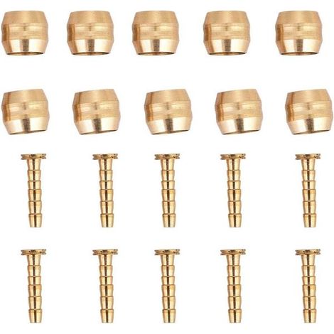 Kit de raccords pour durites de freins à disque de vélo, olive de frein hydraulique, kit de durites de freins Avid, BH59, pièce de rechange pour raccords de durites de freins à disque hydrauliques (10 (1/5)