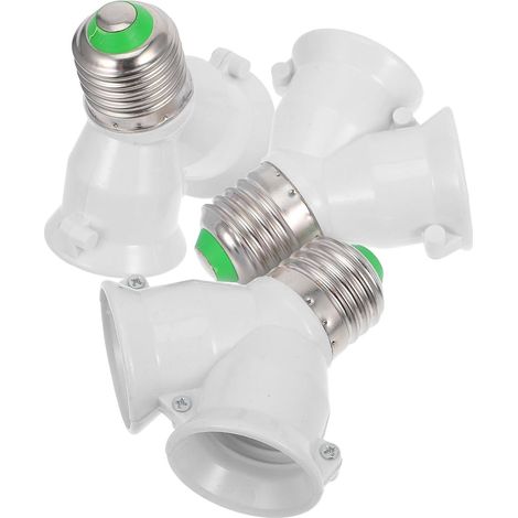 Adaptateur pour Douille D'ampoule E27 de Y, Lot de 3 Pièces, Matériau Cuivre et Pbt, Résistant au Vieillissement et Haute Température, Adapté à Toutes Tensions (1/5)