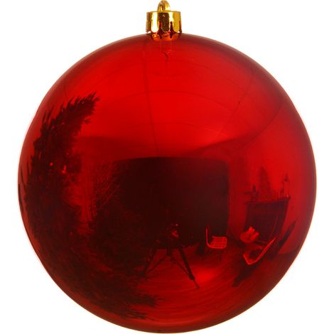 Rote Weihnachtskugel ø 25 cm