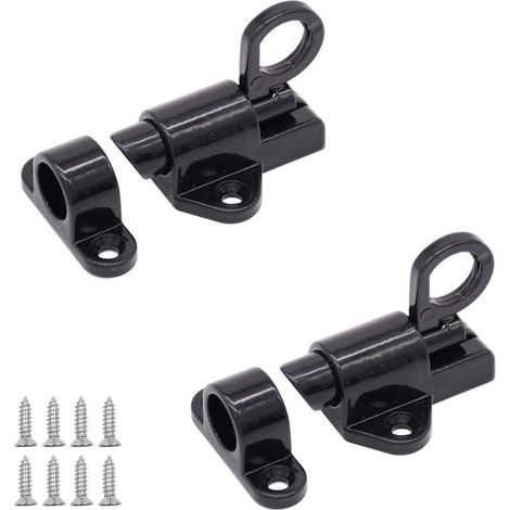 2 verrous à ressort, ressort de porte automatique en alliage d'aluminium B,ZQKLA