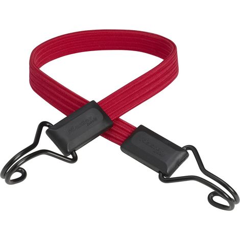 Master Lock MLK3224E Flat Bungee Cord Bike Pannier 60cm Red Double Hook Strap (1/5)