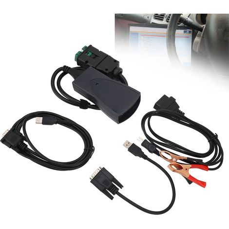 Outil de diagnostic OBD2 Full Chips Lexia3 PP2000 Diagbox V9.68 pour Citroën Peugeot V48/V25 Full Chip LED Plus