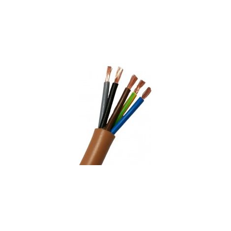 FS18OR18 Câble antidéflagrant 7x1 MMQ Marron 1 Mt