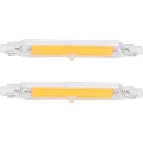 2 R7S COB-Lampen, 15 W, doppelseitig, 118 mm, Strahlerzubehör, 220 V, warmweiß (3000 K) (1/5)