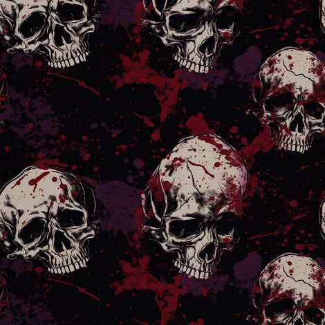 Tela Oxford decorativa para exteriores - Motivo de calavera I DX4083 (1/5)