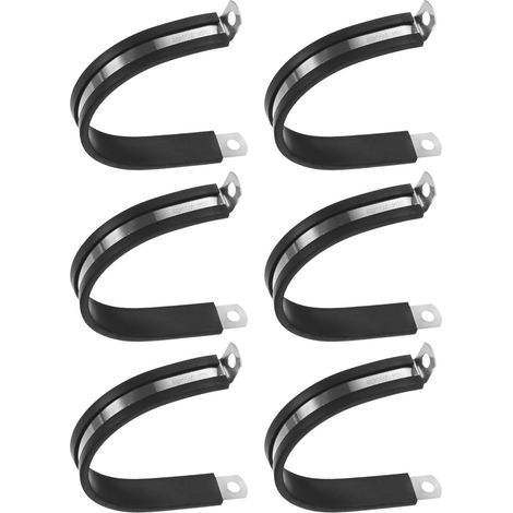 6-Pcs Colliers De Câble 2-3/16 Pouce/55 Mm 304 Acier Inoxydable (1/5)
