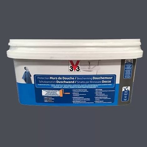 V33 Protection Murs de Douche Ardoise 2 L
