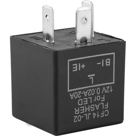 12V 3-Pin-LED-Blinker, CF14 einstellbares Blinkrelais, einstellbarer Richtungsanzeiger für schnelle Montage (1/5)