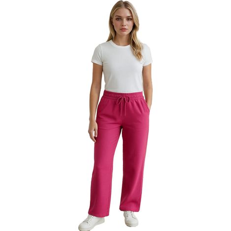 Bequeme Damen-Jogginghose für den Alltag, rosa (1/5)