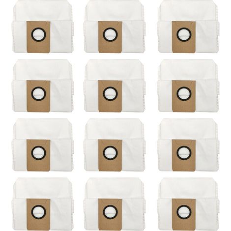 12 sacchetti accessori per robot aspirapolvere ECOVACS DEEBOT X1 OMNI, sacchetti di ricambio per la stazione di pulizia Ecovacs Deebot X1 e Omni. (1/4)
