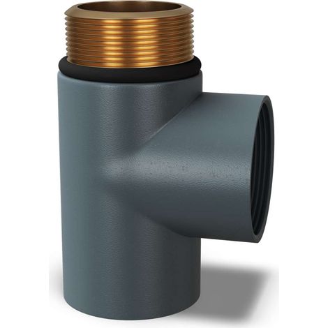 Talus - Anthracite Radiator T-Piece 1/2" BSP