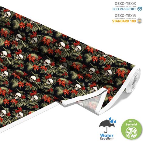 TESSUTI DECORATIVI PER ESTERNI OXFORD - Motivo Teschio I DX4697 (1/5)