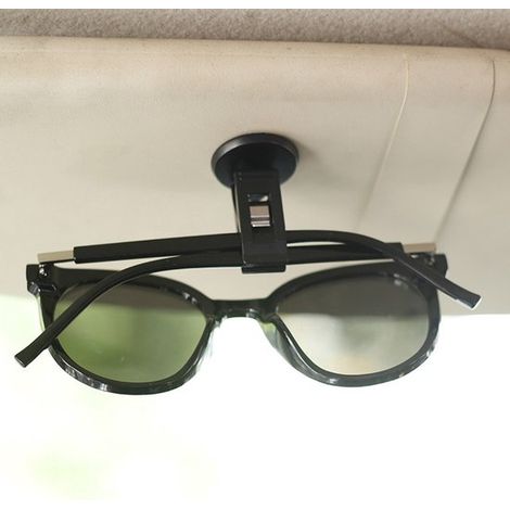 Pack de 2 portatarjetas de aparcamiento autoadhesivos para coches y caravanas，negro (1/4)