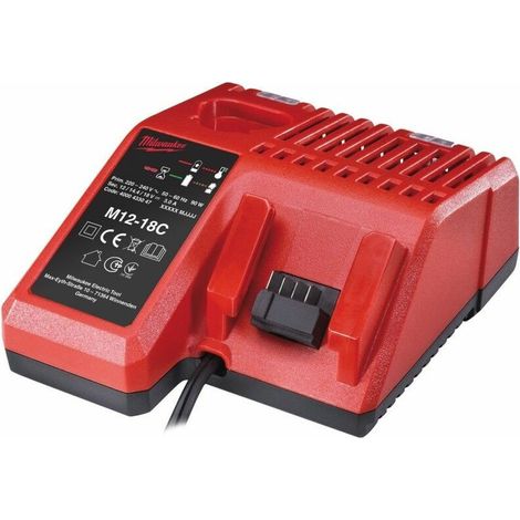Ladegerät Milwaukee M12 bis M18 (1/10)